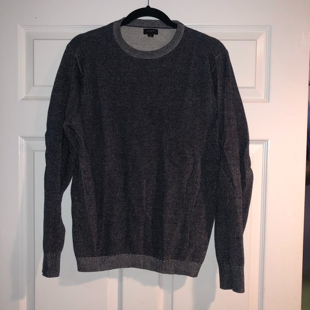 J. CREW Dark Blue Crewneck Sweater